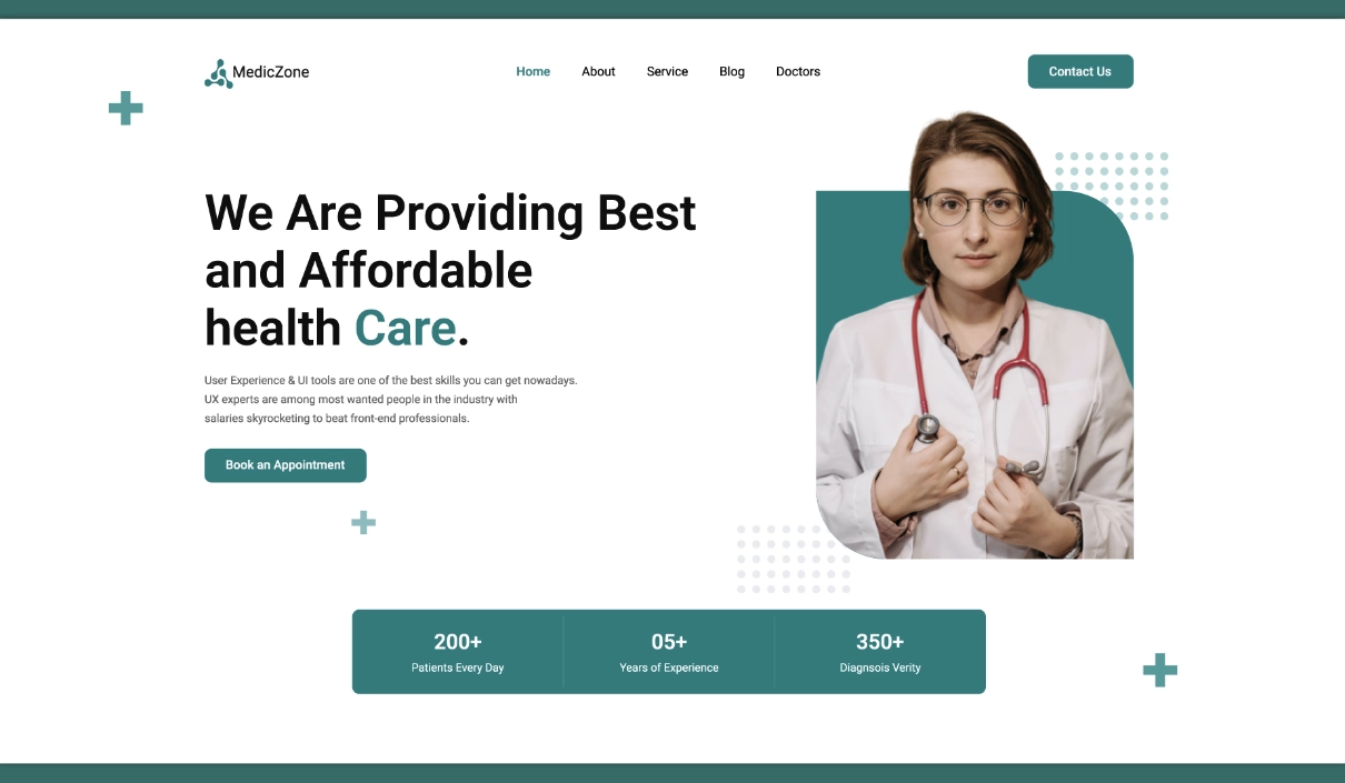 Medical Landing Page